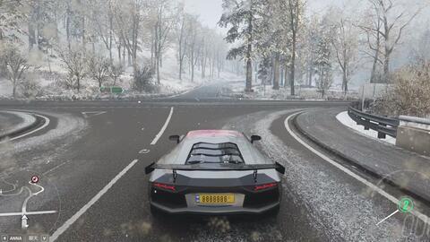 地平线4 春季,桃花正盛开,名副其实的风景线4