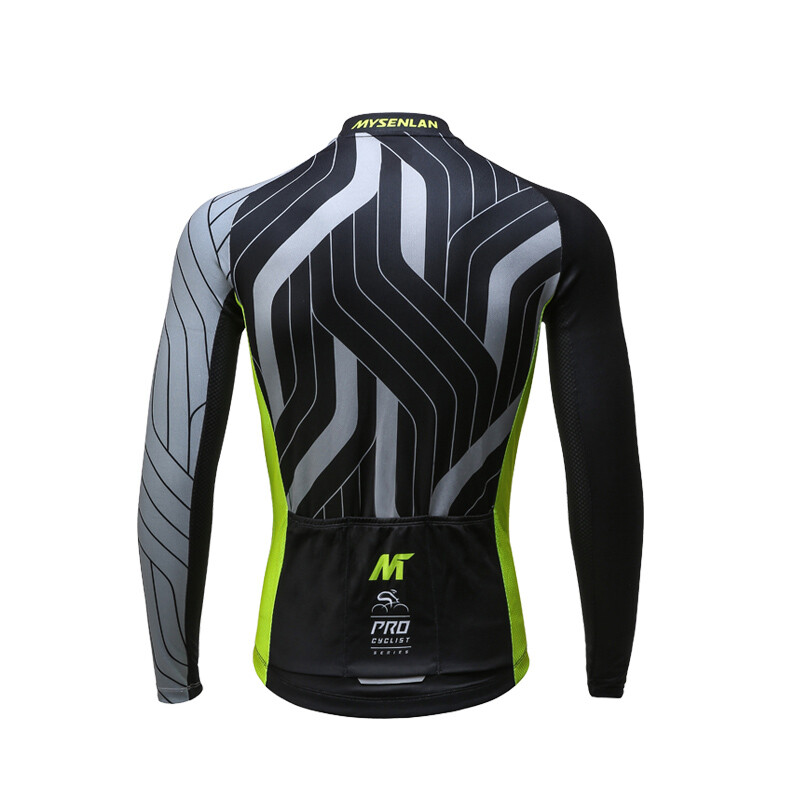 迈森兰(MYSENLAN) 骑行服套装男夏季 骑行装备骑行裤 男款春秋骑行装备 地平线 绿色 XXL