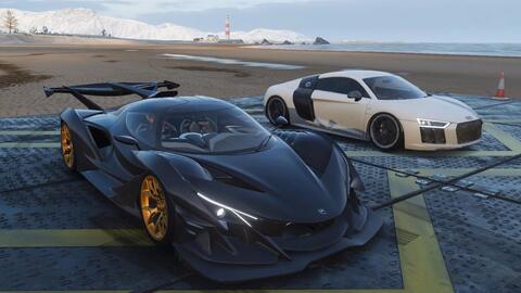 地平线4 听说隔壁童心很嚣张,我们来欺负她一下